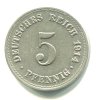 NĚMECKO. 5 Pfennig 1914/A.