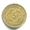 NĚMECKO. 5 Reichspfennig 1935/A.