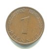 NĚMECKO. 1 Pfennig 1972/J.