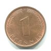 NĚMECKO. 1 Pfennig 1973/F.