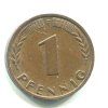 Německo. 1 Pfennig 1966/F.