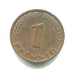Německo. 1 Pfennig 1966/J.