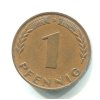 Německo. 1 Pfennig 1967/D.