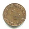 Německo. 1 Pfennig 1969/F.