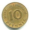 Německo. 10 Pfennig 1949/J.