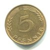 NĚMECKO. 5 Pfennig 1950/D.