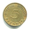 NĚMECKO. 5 Pfennig 1950/J.
