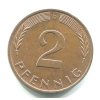 NĚMECKO. 2 Pfennig 1990/D.