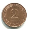 NĚMECKO. 2 Pfennig 1991/G.