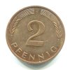 NĚMECKO. 2 Pfennig 1984/J.