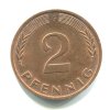 NĚMECKO. 2 Pfennig 1984/G.