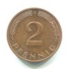 NĚMECKO. 2 Pfennig 1983/F.