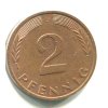 NĚMECKO. 2 Pfennig 1982/G.