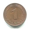 NĚMECKO. 1 Pfennig 1995/J.