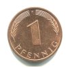 NĚMECKO. 1 Pfennig 1994/F
