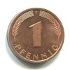 NĚMECKO. 1 Pfennig 1991/F