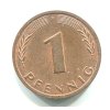 NĚMECKO. 1 Pfennig 1990/F