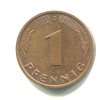 NĚMECKO. 1 Pfennig 1989/G