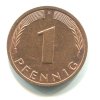 NĚMECKO. 1 Pfennig 1988/F