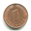 NĚMECKO. 1 Pfennig 1987/J