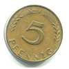 NĚMECKO. 5 Pfennig 1969/J