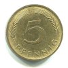 NĚMECKO. 5 Pfennig 1981/J