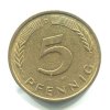 NĚMECKO. 5 Pfennig 1978/D