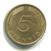 NĚMECKO. 5 Pfennig 1979/D