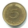 NĚMECKO. 5 Pfennig 1981/D
