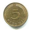 NĚMECKO. 5 Pfennig 1982/J