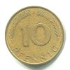 NĚMECKO. 10 pfennig 1984/J