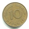 NĚMECKO. 10 Pfennig 1983/F