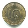 NĚMECKO. 10 Pfennig 1981/G