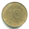 NĚMECKO. 10 Pfennig 1980/J