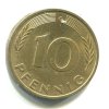NĚMECKO. 10 Pfennig 1980/G