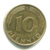 NĚMECKO. 10 Pfennig 1988/D