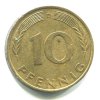 NĚMECKO. 10 Pfennig 1978/D