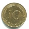 NĚMECKO. 10 Pfennig 1987/F