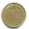 NĚMECKO. 10 Pfennig 1989/G