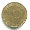 NĚMECKO. 10 Pfennig 1991/A