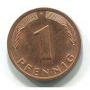 NĚMECKO. 1 Pfennig 1984/F