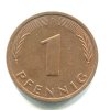 NĚMECKO. 1 Pfennig 1984/D