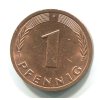 NĚMECKO. 1 Pfennig 1981/F