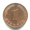 NĚMECKO. 1 Pfennig 1986/F