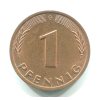 NĚMECKO. 1 Pfennig 1977/G