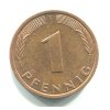 NĚMECKO. 1 Pfennig 1977/F