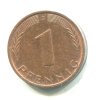 NĚMECKO. 1 Pfennig 1976/G