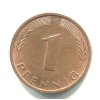 NĚMECKO. 1 Pfennig 1976/F