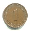 NĚMECKO. 1 Pfennig 1975/G