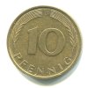 NĚMECKO. 10 pfennig 1994/G